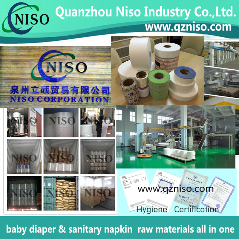 hydrophilic non woven for adult diaper raw materials