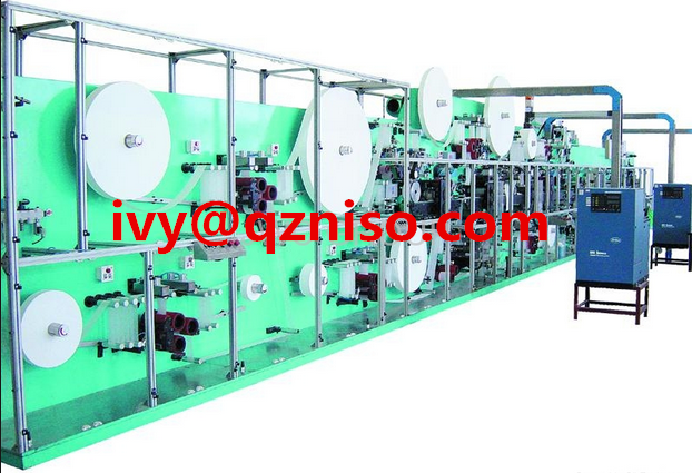Full-servo sanitary napkin machine manufacture