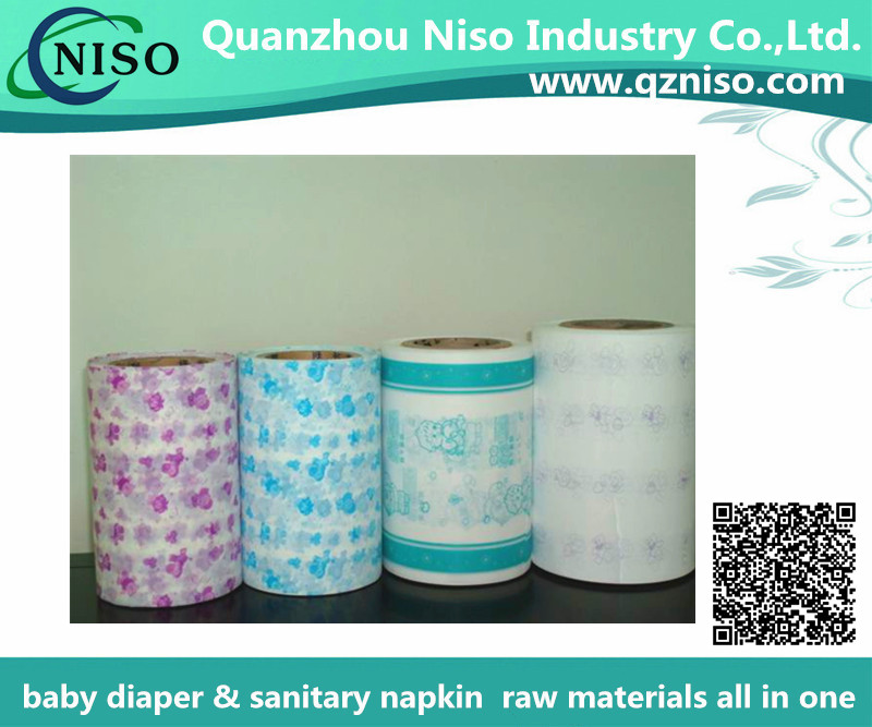 Laminated PE film for baby diaper raw materials 