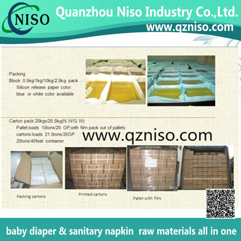 hot melt glue for baby diaper raw materials