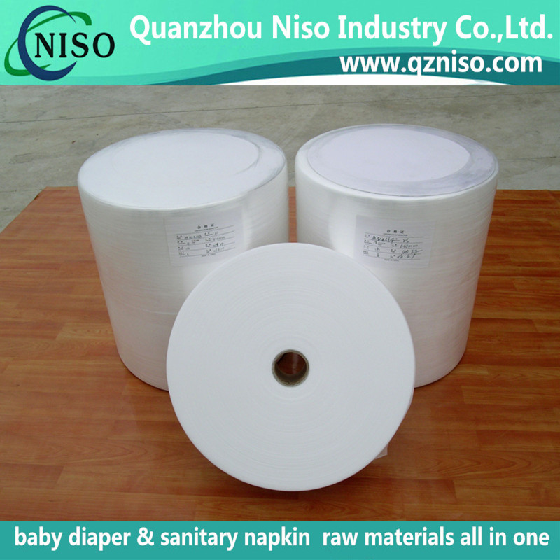 SSMMMS Hydrophobic Nonwoven Fabric Baby Diaper Raw Materials