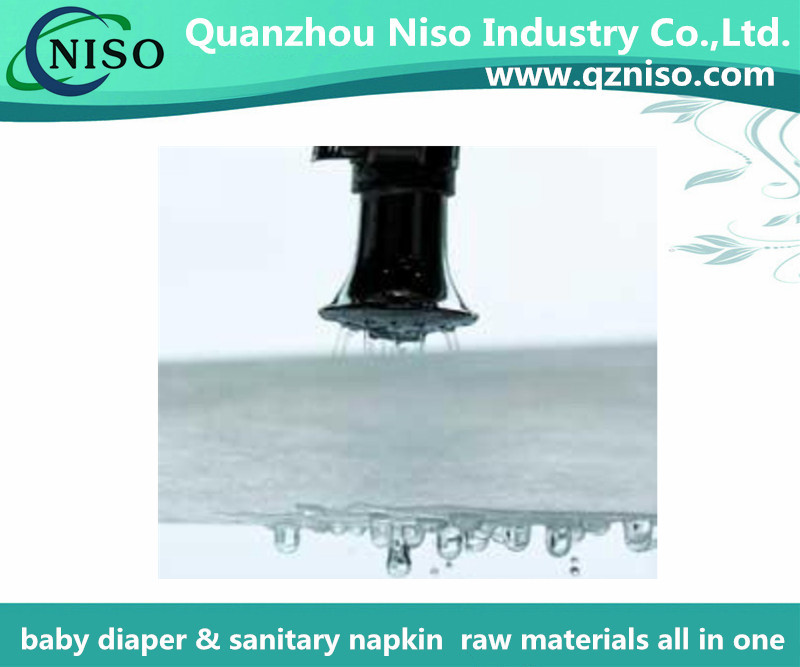 ADL nonwoven for sanitary napkins