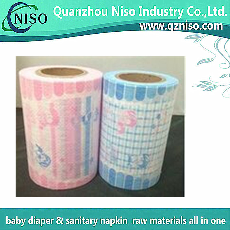 full laminated pe film for baby diaper raw materials