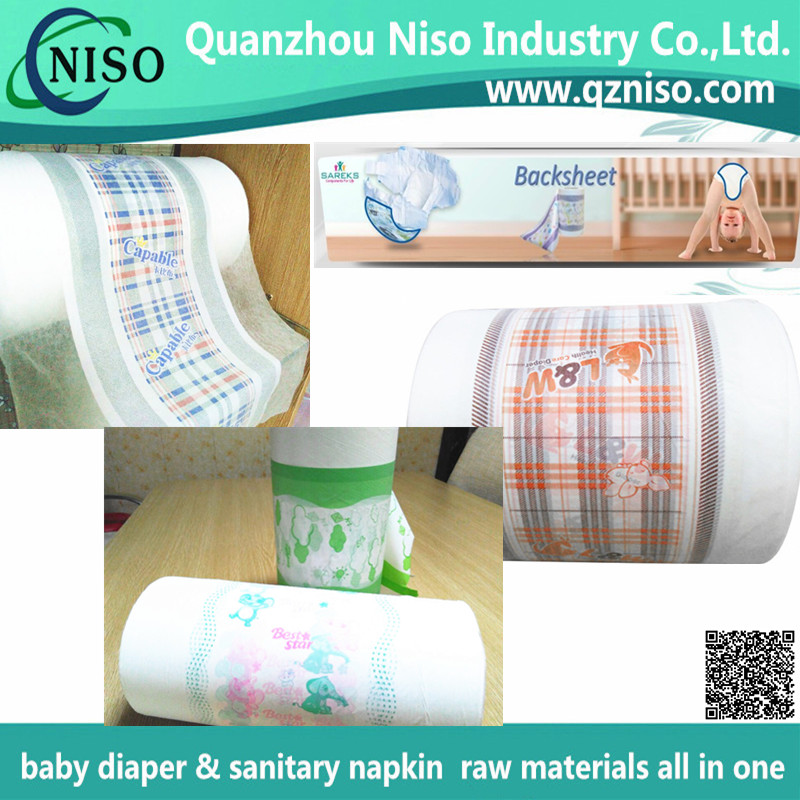 baby diaper raw materials laminated backsheet