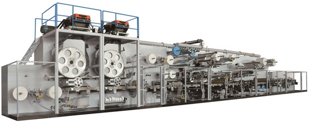 Full-automatic adult diaper production machine manufacture