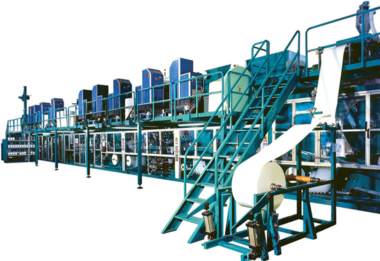 Full-automatic pull ups diaper machine manufacture