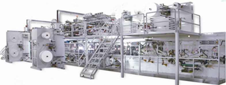 Manufacture of Full-automatic Baby Diaper Machine Supplier from China