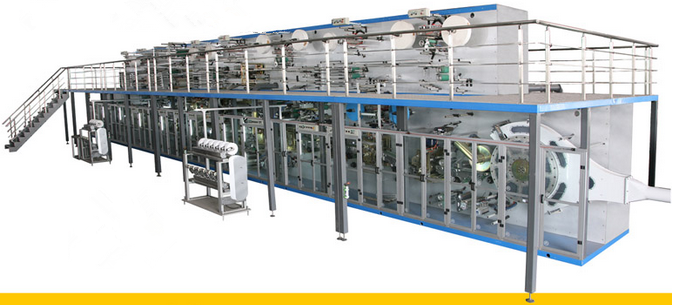 High speed full-automatic Diaper production line manufacture