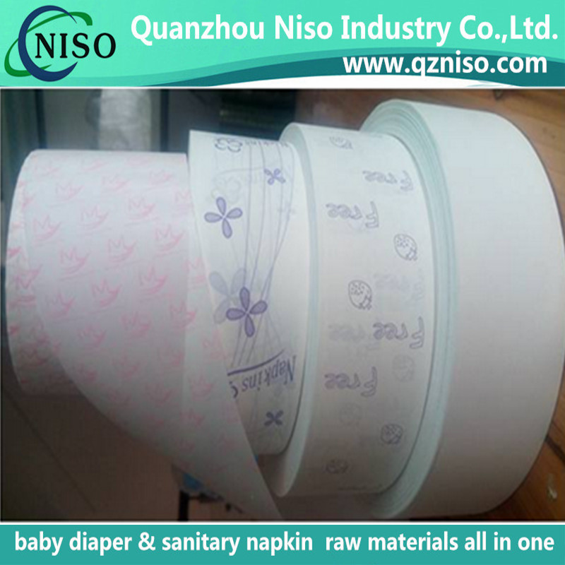 Sanitary Napkin Raw Materials Sticker Paper