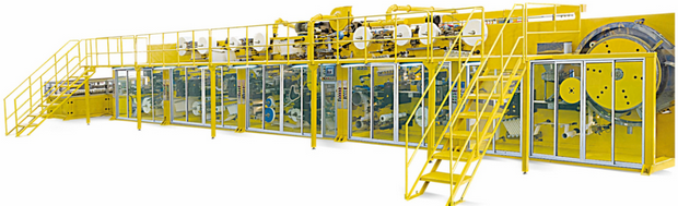 baby diaper machine manufacture