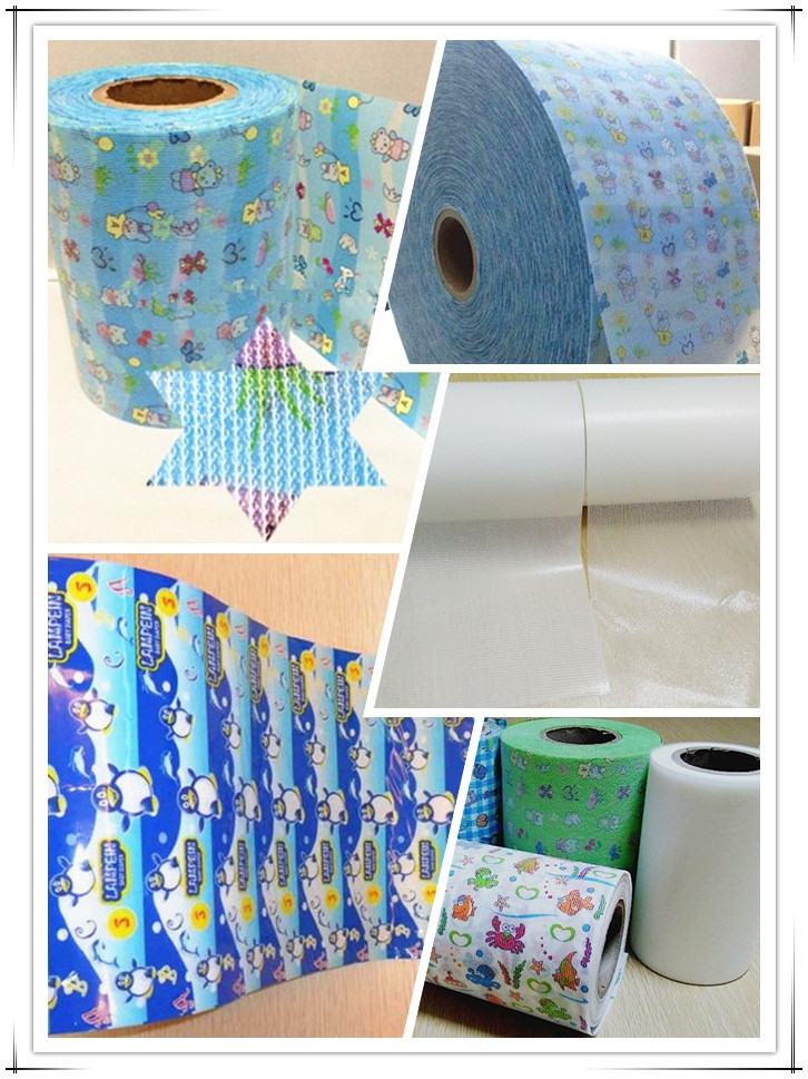 Printed Nonwoven Magic Frontal Tape For Baby Diaper