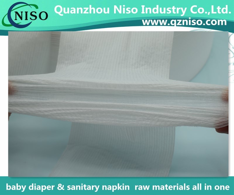 Elastic nonwoven fabric showing high stretch and recovery for diaper waistband Elastic nonwoven fabric showing high stretch and recovery for diaper waistband