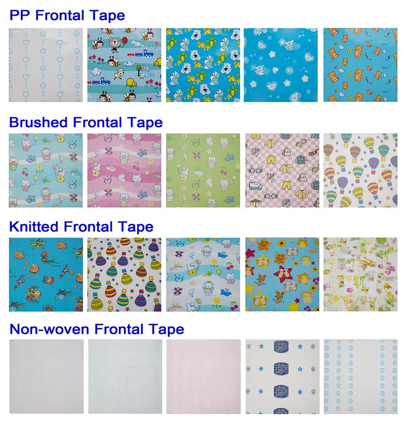 Frontal Tape of Baby Diaper