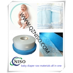 Nonwoven fabric for ADL of baby diaper