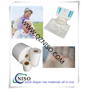 Hydrophilic Nonwoven fabric for top sheet of adult diaper