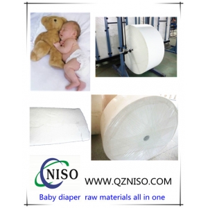 Virgin wood fluff pulp for baby diaper