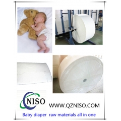 Virgin wood fluff pulp for baby diaper