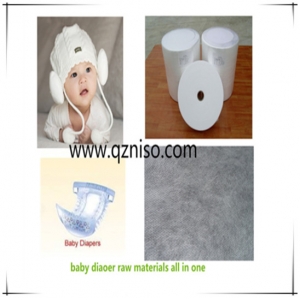 Soft waterproof hydrophobic nonwoven fabric for baby diaper manufaturing