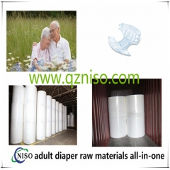 UAS fluff pulp for adult diaper raw materials