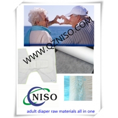 Leg cuff hydrophobic n.w for adult diaper