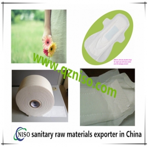 Soft air-laid paper for sanitary napkin manufaturing