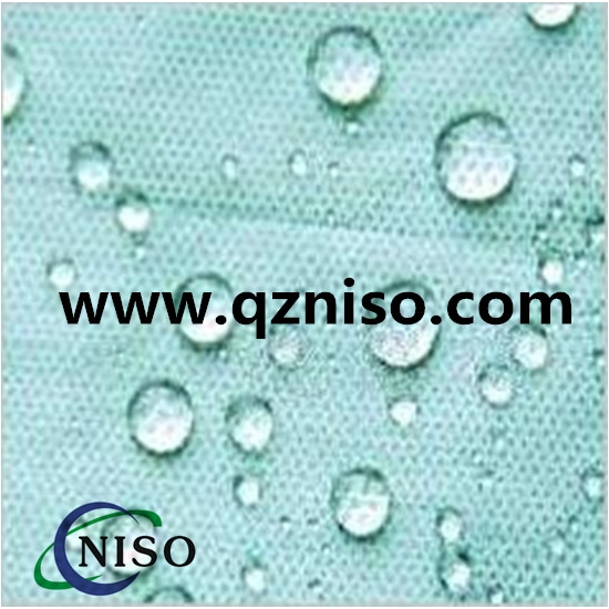 Soft waterproof hydrophobic nonwoven fabric