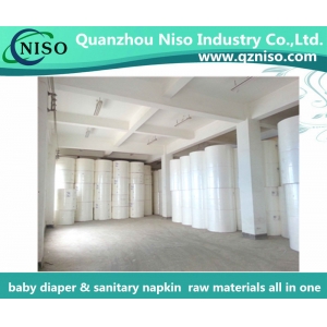 UAS fluff pulp for sanitary napkin raw materials