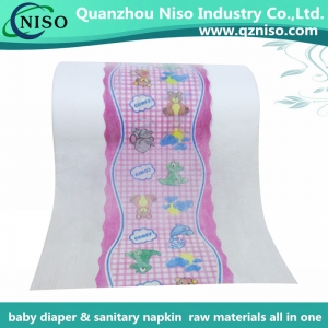 Cloth-like laminated film for baby diaper manufaturing