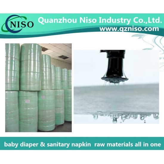 ADL nonwoven for sanitary napkin manufacturing