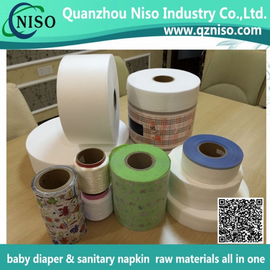 Sanitary napkin raw materials