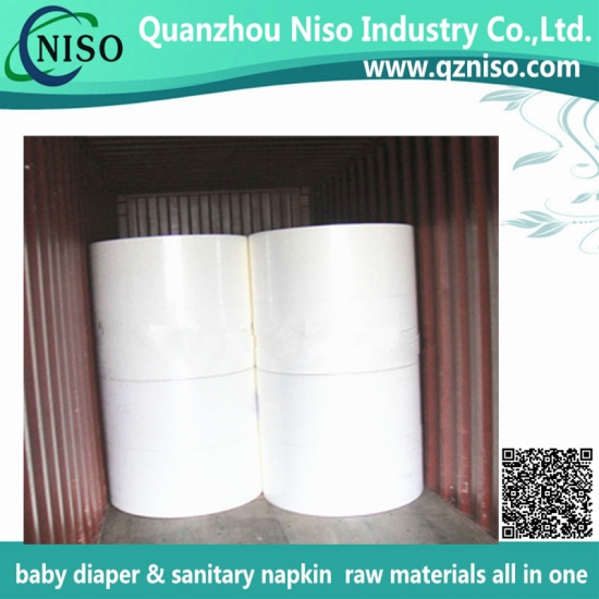 treated pulp for sanitary napkin