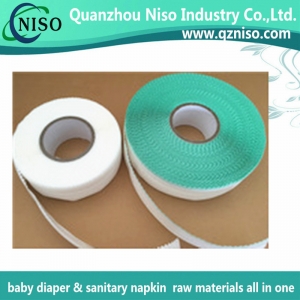 Hook and loop side tape for diaper