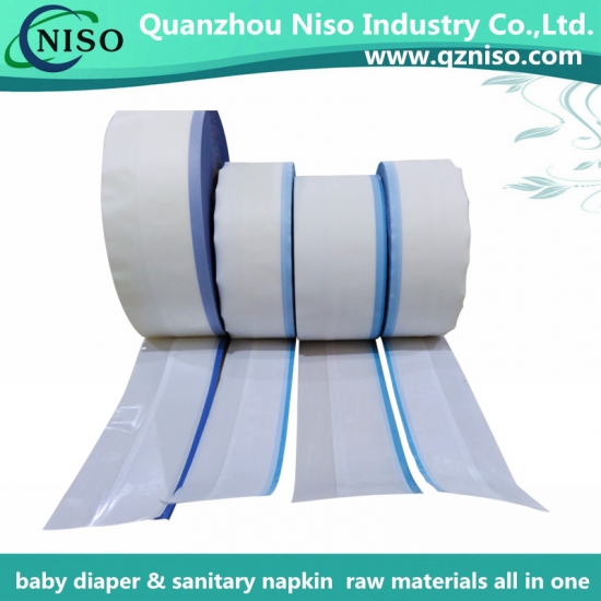 Hook and loop side tape for diaper