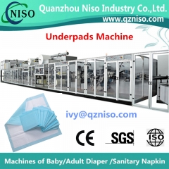 Underpads production machine