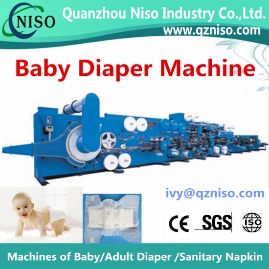 Semi-automatic Baby Diaper Machine