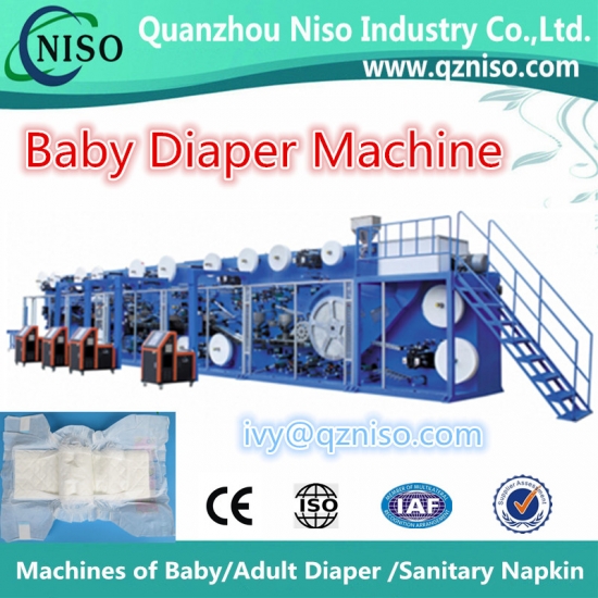 Full-servo baby diaper machine