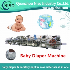 baby diaper manufacturing machine