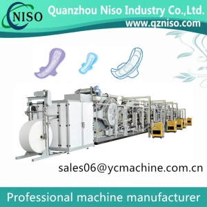 sanitary napkin machine for ultra thin pads