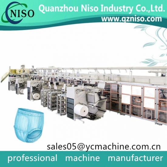 Disposable Pampers Easy UPS Baby Diaper Machine Made in China