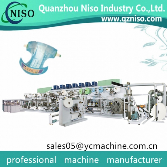Disposable Pampers Easy UPS Baby Diaper Machine Made in China