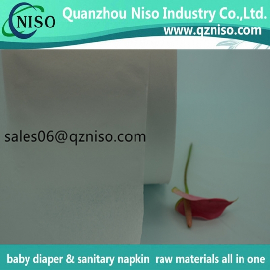 Tissue Paper for Baby Diapers/Sanitary Napkins/dult Diapers