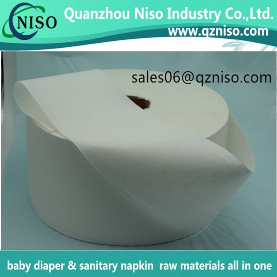 High quality airlaid paper with sap for sanitary napkin and baby diaper
