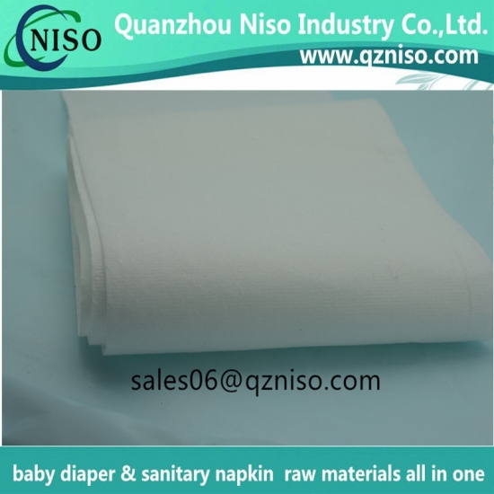 High quality airlaid paper with sap for sanitary napkin and baby diaper