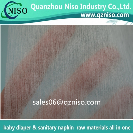 Disposable baby diaper raw materials 100% PP thermal bond hydrophilic nonwoven fabric