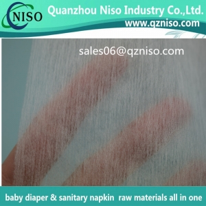 Disposable baby diaper raw materials 100% PP thermal bond hydrophilic nonwoven fabric Suppliers
