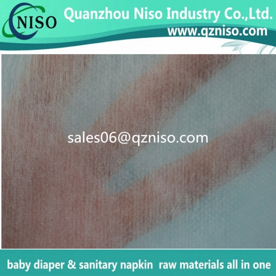 100% PP High quality thermal bond hydrophilic nonwoven fabric for disposable baby diaper