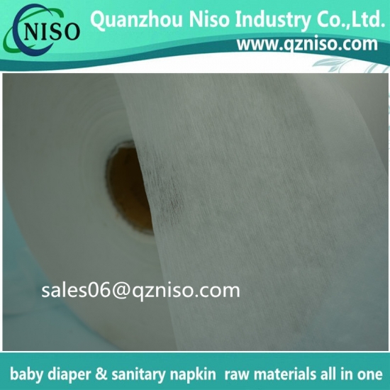 100% PP High quality thermal bond hydrophilic nonwoven fabric for disposable baby diaper