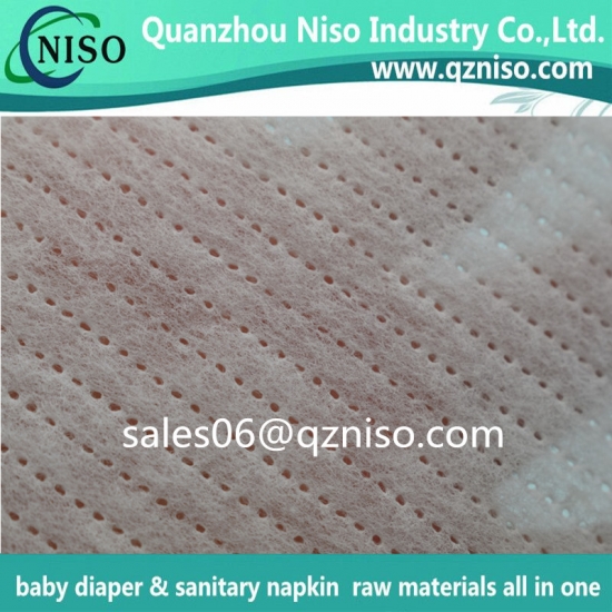 2017 Super Soft Perforated Nonwoven for Baby Diaper Topsheet