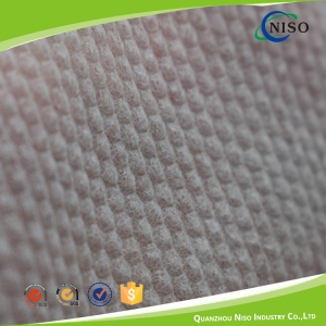 2020 the latest super soft dotted 3D embossed top sheet non woven fabric for diaper raw materials Suppliers