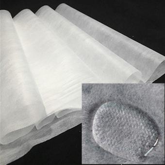 Nonwoven fabric for leg cuff of baby diaper